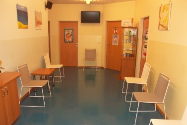 Wartebereich Arztzimmer